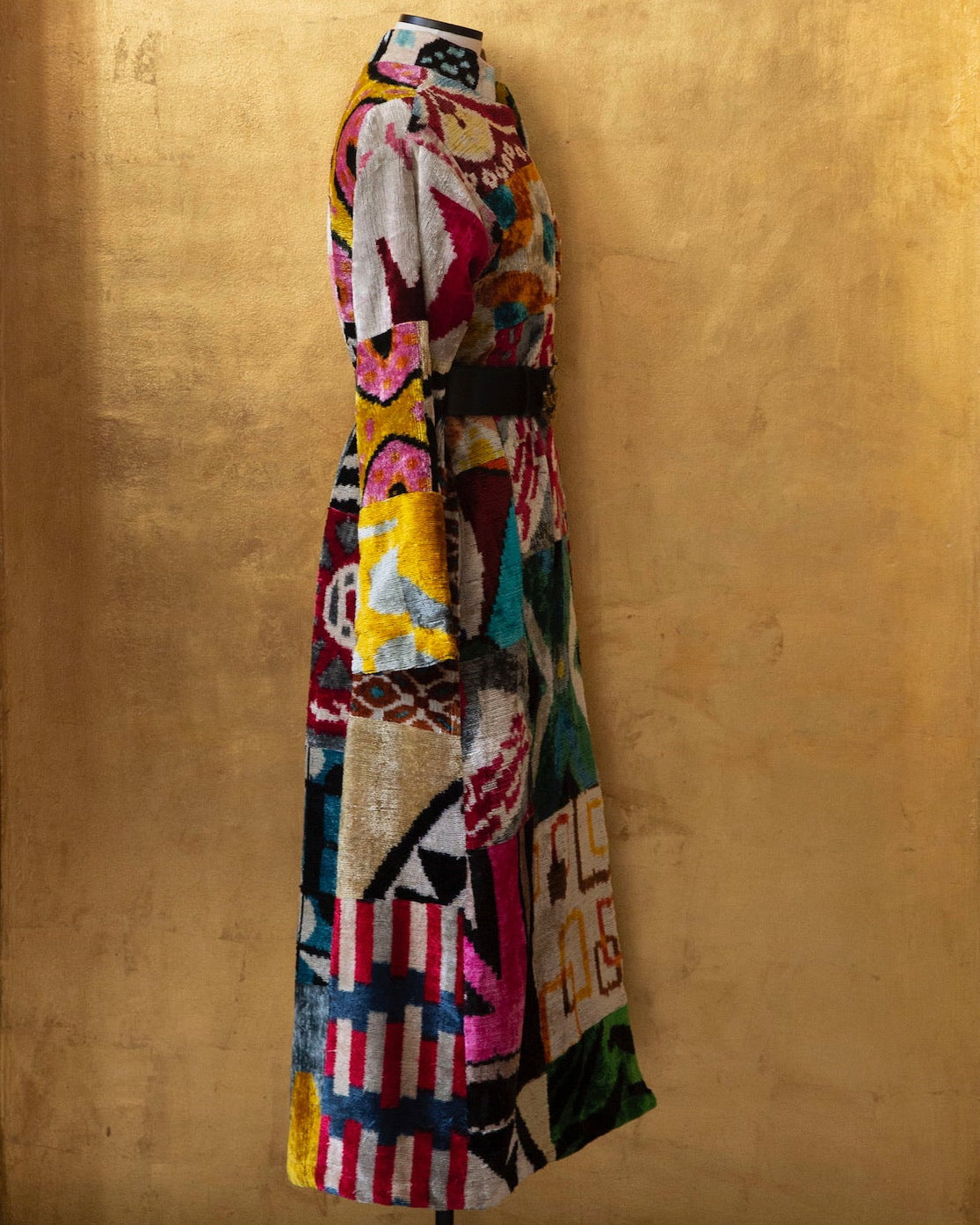 Silk Velvet Ikat Jacket