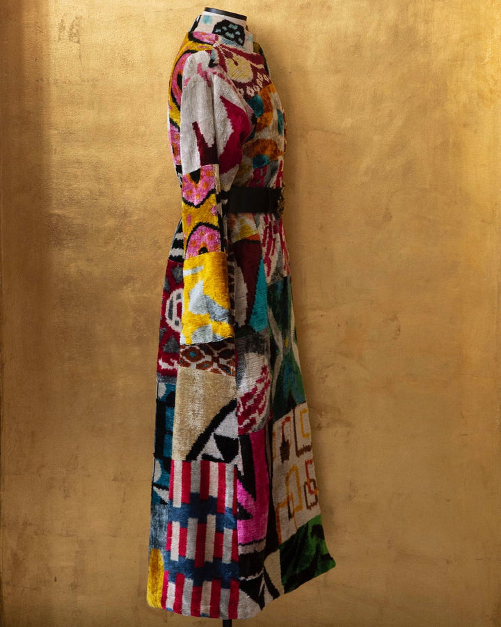 Silk Velvet Ikat Jacket