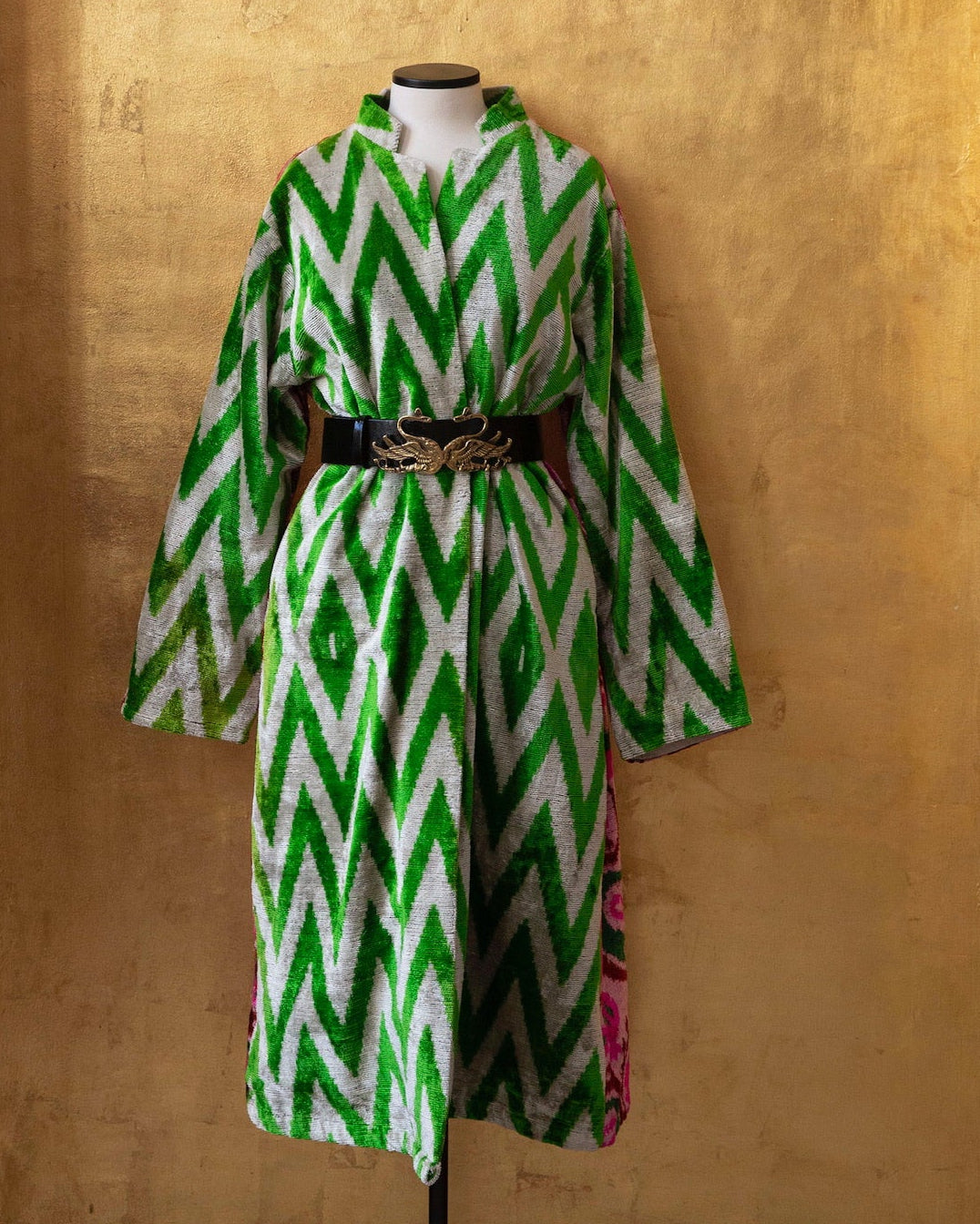 Silk Velvet Ikat Jacket