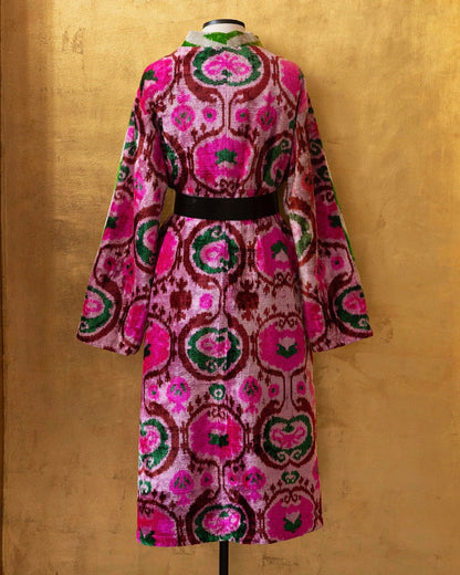 Silk Velvet Ikat Jacket