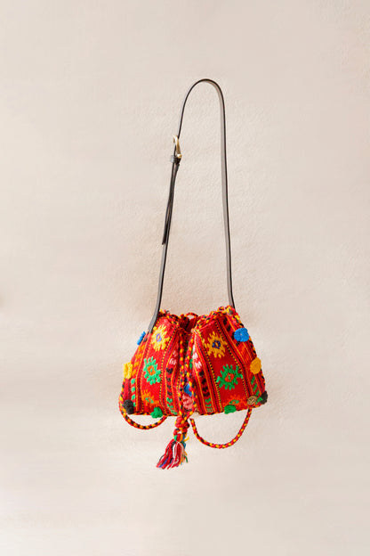 Vintage, Up-Cycled Tagari Bag