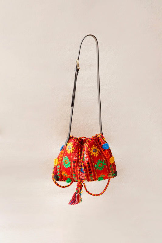 Vintage, Up-Cycled Tagari Bag