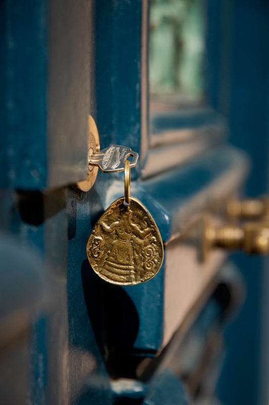 Snake Goddess Key Ring