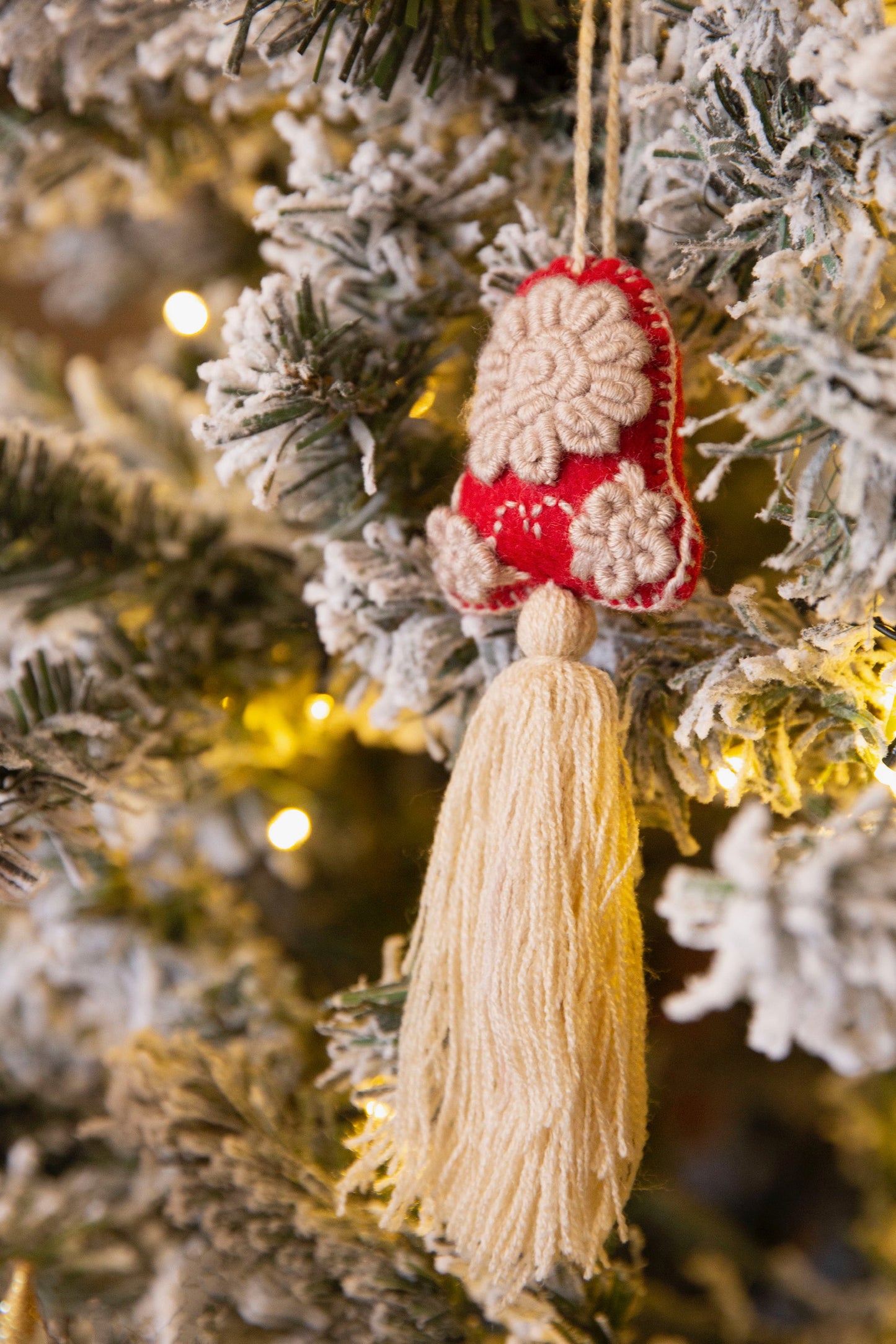 Holiday Edition Embroidered Felt Ornament Set of 5