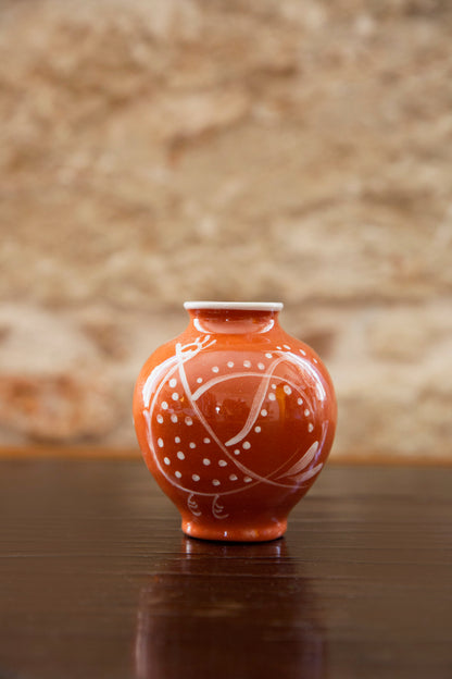 Anthologist Ceramic Bud Bouquet Vase Red Clay, Pagoni