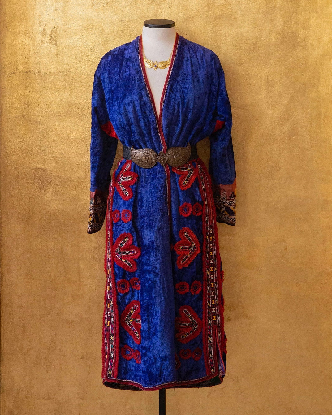 Antique Blue Velvet Jacket