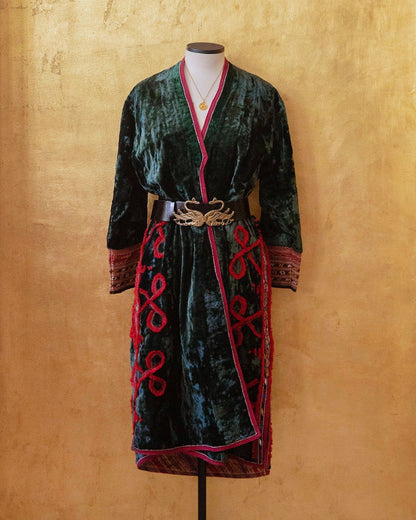 Antique Green Velvet Jacket