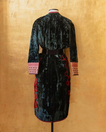 Antique Green Velvet Jacket
