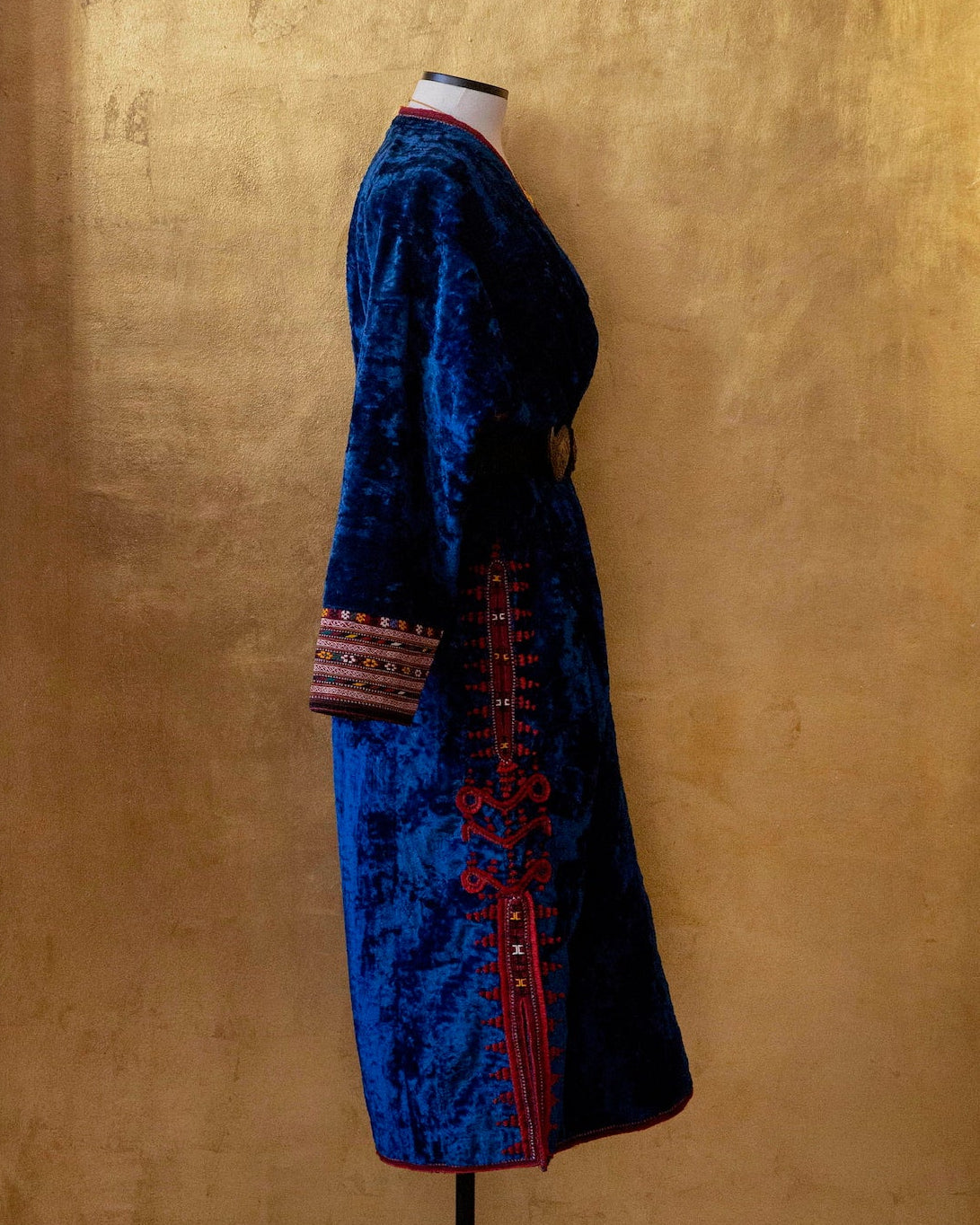 Antique Blue Velvet Jacket