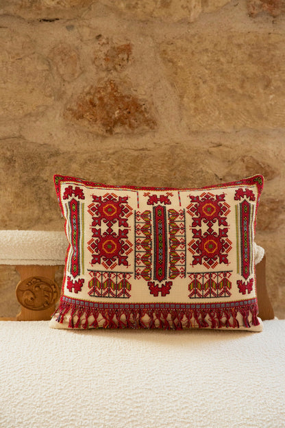 The Evia Vintage Pillow