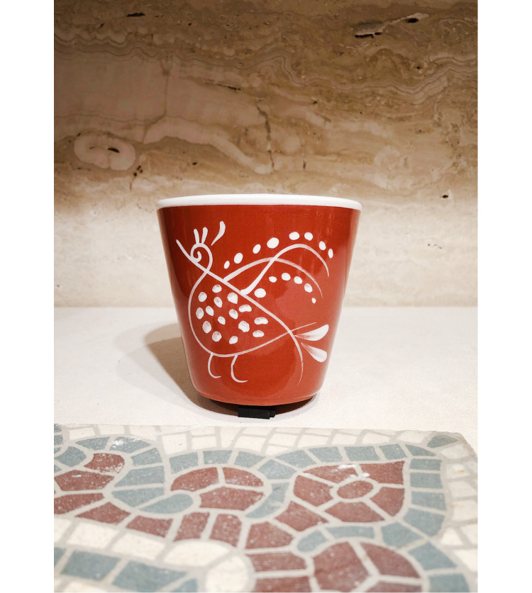 Anthologist Ceramic Espresso Cup Red Clay, Pagoni